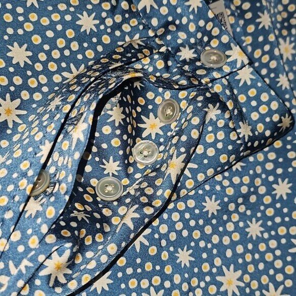 Polo Ralph Lauren High Waisted Satin Wide-Leg Graphic Print Pants Size 2 New - Picture 7 of 10